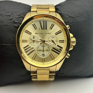 Photo of Michael Kors MK5711 Chronograph Gold-tone Stainless Steel Bracelet Watch