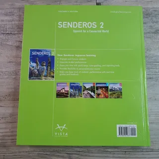 Photo of Senderos 2018 Level 2 Teachers Edition Jose A. Blanco Hardcover Spanish