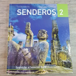 Photo of Senderos 2018 Level 2 Teachers Edition Jose A. Blanco Hardcover Spanish
