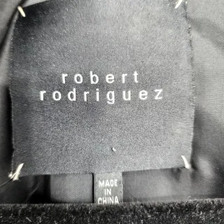 Photo of Robert Rodriguez Short Black Notched Collar Botton Button Blazer Size 8