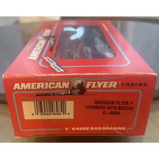 Photo of American Flyer 6-48484 Crossing Gate Boxcar NIB