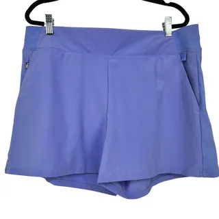 Photo of Athleta Brooklyn Medieval Violet Purple High Rise UPF 50+ Pocket Shorts Size 16