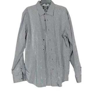 Photo of Apt 9 brand Men's long sleeve butterfly collar shirt 17 1/2 collar, 36-37 sleeve