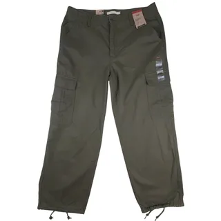 Photo of Levi's 94 Baggy Cargo Pants Womens 32x30 Army Green Cotton Adjustable Hem NWT