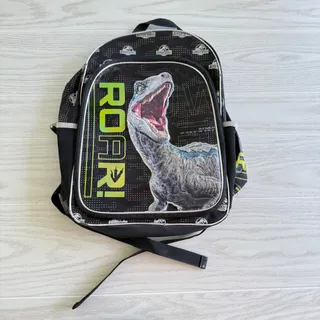 Photo of Jurassic World Boys Black Laptop Sleeve Backpack School Bag – Preowned
