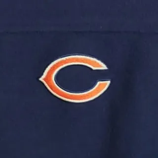 Photo of NFL Team Apparel Chicago Bears Full Zip Softshell Fleece Jacket Mens XL Navy