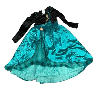 Photo of Disney Frozen 2 Anna Deluxe Halloween Costume Dress Detachable Cape Size Small