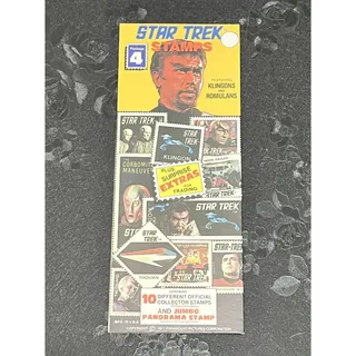 Photo of Star Trek Collector Stamps Package # 4 Paramount 1977 Sealed
