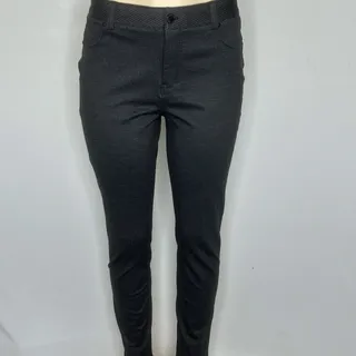 Photo of DKNY Jeans Women’s Black Checkered Slim Ankle Pants Size M minimalist staple