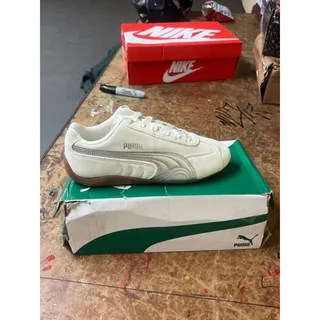 Photo of Puma Speedcat Suede Sneakers Cream Gum Size 5