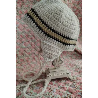 Photo of Handmade Amish Infant Knitted Baby Beanie Hat