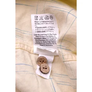 Photo of Eddie Bauer Men’s Large Short Sleeve Button Up Shirt Blue Plaid 100% Cotton