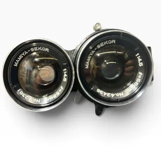 Photo of Mamiya-Sekor 55mm f/4.5 TLR Lens for C330 C220 Medium Format Seiko Shutter
