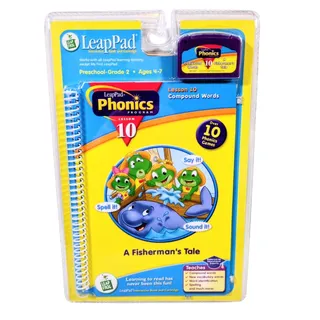 Photo of LeapFrog LeapPad Phonics Program Lesson 10 Compound Words Book Cartridge New