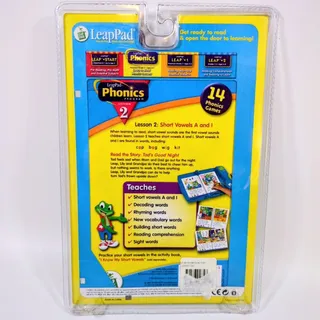 Photo of LeapFrog LeapPad Phonics Program Lesson 2 Short Vowels A & I Ages 4-7 NEW Sealed