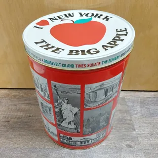 Photo of Vintage I Love New York City Landmark Photos 4 Gallon 10"W x 12"H Tin Can