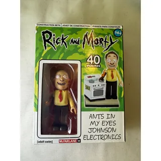 Photo of McFarlane Rick and Morty Ants in My Eyes Johnson Electronics 40 Pc Set