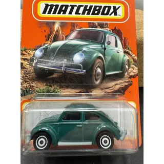 Photo of Matchbox 1962 Volkswagen Beetle VW Green 93/100 MBX Road Trip 2022 New 1/64 Car
