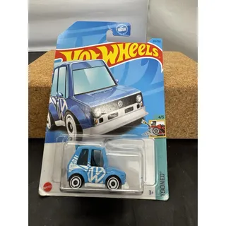 Photo of Hot Wheels 2023 Treasure Hunt 221/250 Tooned Volkswagen Golf Mk1 Blue 4/5 New TH