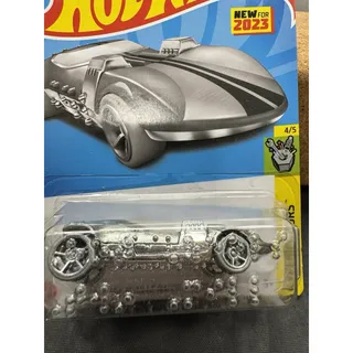 Photo of Hot Wheels HW Braille Racer Twin Mill Silver 2023 5/5 Experimotors 85/250 NFB