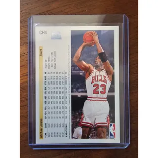 Photo of Michael Jordan 1992-1993 Upper Deck McDonalds #CH4 - Chicago Bulls - NBA