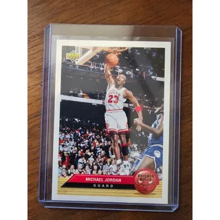 Photo of Michael Jordan 1992-1993 Upper Deck McDonalds #CH4 - Chicago Bulls - NBA
