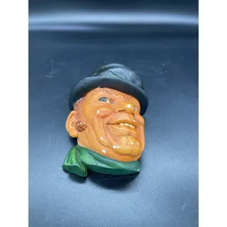Photo of Vintage 1962 Bossons Irish Chalkware Wall Hanging St. Patrick’s Day *Paint Chips