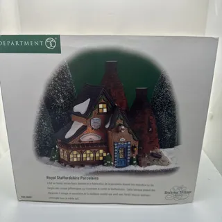 Photo of Department 56 Dickens Village Royal Staffordshire 58481 Retired 2002 Christmas