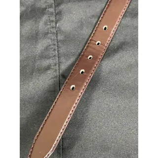 Photo of Men's brown buckle Barbados leather belt size 35-36