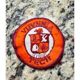 Photo of Vintage Virginia Tech Hokies Gobblers Embroidered Patch Lot of 2 VA Tech