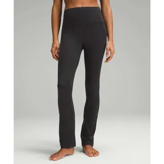 Photo of Lululemon Align High Rise Mini Flare Pants Size 6 Black Yoga Athletic Lounge Gym