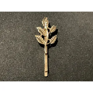 Photo of Contemporary 2 Matching Gold Tone Leaves Hair Band