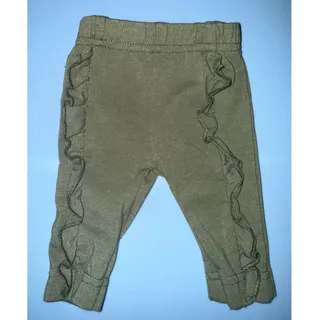 Photo of Baby Girls' Olive Green Ruffle Bottoms Infant Size 0/3 Months