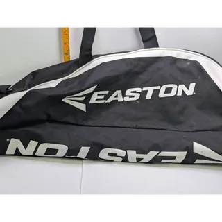 Photo of Easton Baseball Softball Bat Equipment Bag Black White Carry Duffel Used