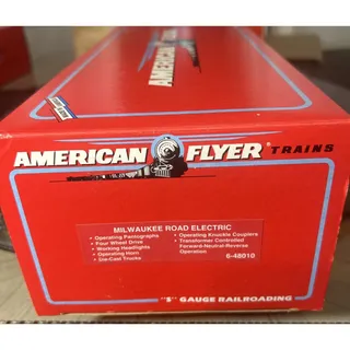 Photo of AMERICAN FLYER MILWAUKEE EP-5 ELECTRIC LOCOMOTIVE CAB 8010 6-48010 WITH HORN NIB