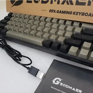 Photo of GEODMAER 65% Wired Membrane Gaming Keyboard