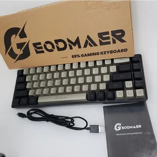 Photo of GEODMAER 65% Wired Membrane Gaming Keyboard