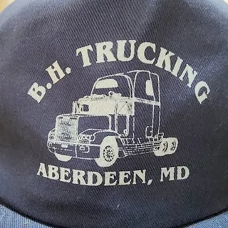Photo of V. Sport B.H. Trucking Aberdeen MD Semi Truck Baseball Cap Snapback Hat Navy