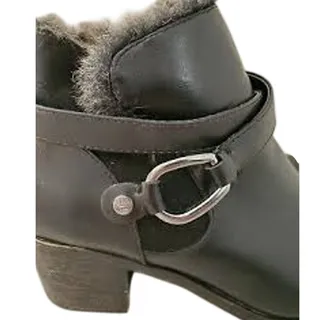 Photo of NIB London Fog Weatherproof Gail Fur Ankle Boots 10