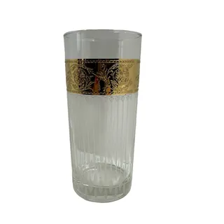 Photo of Vintage Culver Tyrol highball Glass Home Bar Gold Band
