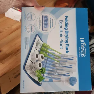 Photo of NIB Dr. Browns Folding Drying Rack