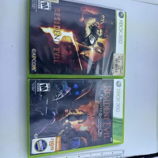 Photo of 2 Game Lot Resident Evil 5 & Operation Raccoon City Microsoft Xbox 360 FAST SHIP