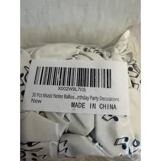 Photo of Music Notes Balloons 60 Count 2 Packs of 30 White Black Birthday Party Decor