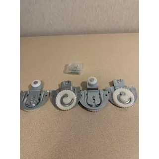 Photo of Yaocom 4 Piece Sliding Closet Door Adjustable Hooks Roller Set with 8 Screws