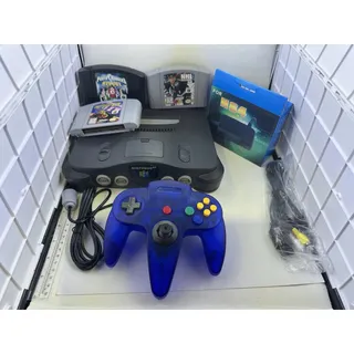 Photo of Nintendo 64 N64 Console Bundle w Controller Power Supply AV Cord 3 Games Retro
