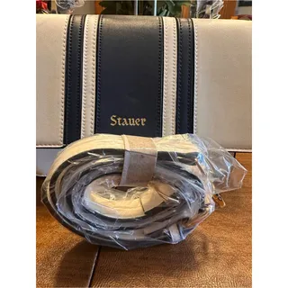 Photo of Stauer Structured Color-Block Stripe Crossbody Flap Handbag NWOT Women’s