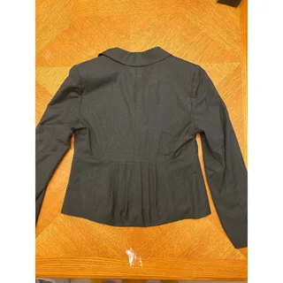 Photo of LoftLOFT Size 10 Dark Gray Blazer Tailored Career Workwear Classic Minimalist