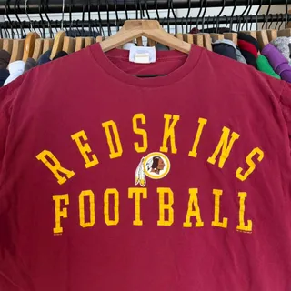 Photo of Vintage 1998 Football Tee Burgundy And Gold
