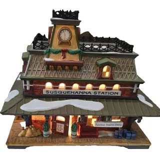 Photo of Dept 56 New England Village Susquehanna Station House Only 56624 Retired 2000
