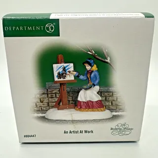Photo of Dept 56 Dickens Village Heritage An Artist At Work 804447 Christmas